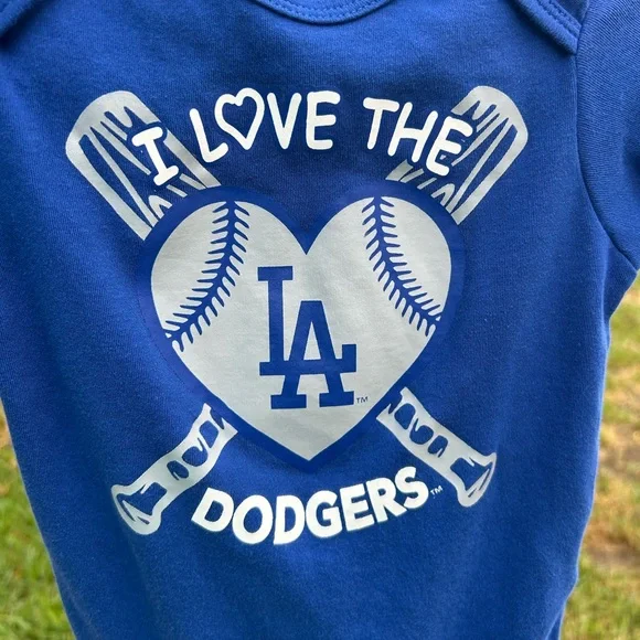 Genuine Merchandise Royal Blue Dodgers Baby Bodysuit - Picture 6 of 8